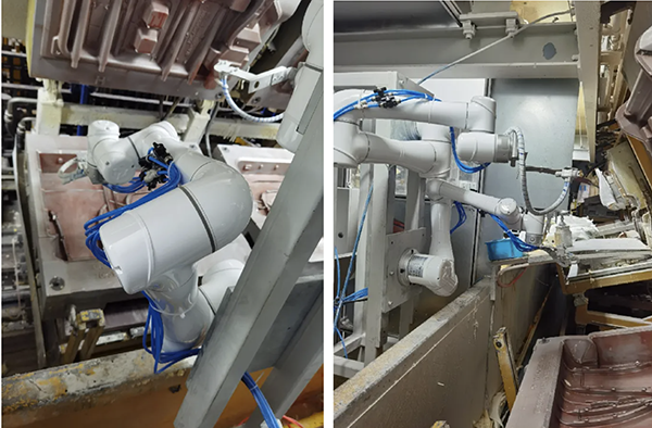 艾利特機(jī)器人座椅脫模機(jī)六軸噴涂機(jī)器人